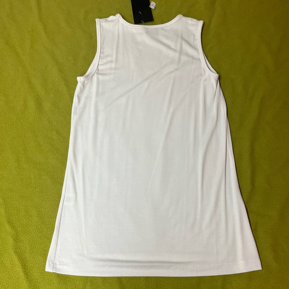 White Sleeveless Maternity T - Small - Picture 5 of 7